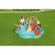 Bestway 91097 Little Mermaid Inflatable Play Center with Slide 221x193x117 cm