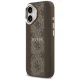 Guess 4G PU Stripe MagSafe Case for iPhone 17, Brown