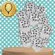 Bakalu Transparent Balloons with Black Dots, 15 pcs