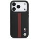 BMW iPhone 17 Pro Case M Perforated Stripe Logo MagSafe, Red