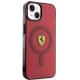 Ferrari iPhone 14 Case Translucent MagSafe, Red
