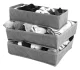Underwear Drawer Organizer Set (3 pcs), Grey