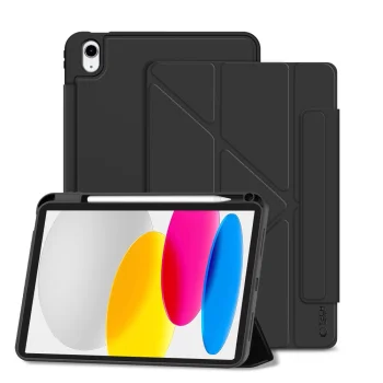 Tech-Protect SC Pen Origami Case for iPad 10.9" 2022 / 2025, Black