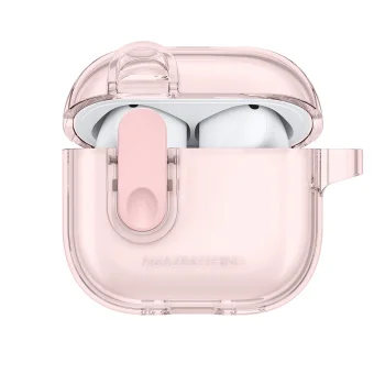 Earbuds Case AmazingThing Minimal Case for AirPods 4, Pink