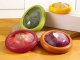 Reusable Fruit and Vegetable Storage Container, 1 pc, Silicone/Plastic