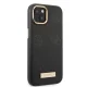 Guess Peony Logo Plate MagSafe Case for iPhone 13 - Black