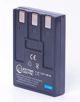 Extra Digital Battery for Canon NB-3L, 800mAh