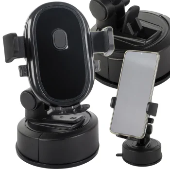 Universal Car Phone Holder for Windshield / Dashboard (6-8.5cm)