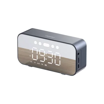 Dudao Y17 Bluetooth Speaker with Alarm Clock, Silver