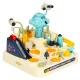 Multifunctional 2-in-1 Space Theme Car Track Set with Parking Garage & Elevator XXL