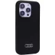 Audi iPhone 15 Pro Max Case Silicone, Black
