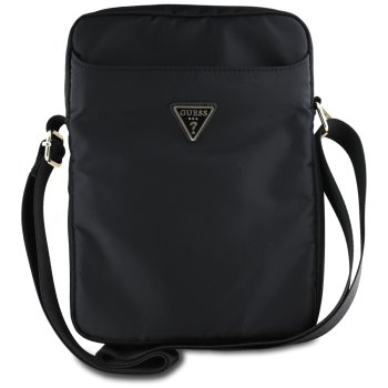 Guess Nylon Triangle Logo Bag 10" Black