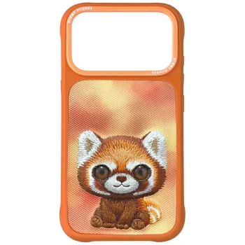 Nimmy Big Eyed Pet 2.0 Raccoon Case for iPhone 17 Pro - Orange