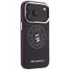 Karl Lagerfeld Point & Choupette Sketch MagSafe Case for iPhone 18 Pro / 17 Pro - Burgundy