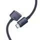 Tech-Protect MMC01 Ultraboost USB-C to MagSafe 3 140W Cable 300cm for MacBook, Navy Blue