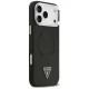 Guess iPhone 17 Pro Case PU Leather Triangle Logo MagSafe, Black