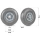 Humberg HM-509 Transport Cart Wheel with Inner Tube - Durable Replacement
