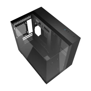 Darkflash TH285M Computer Case, Micro-ATX / Mini-ITX, Black