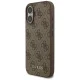Guess 4G Classic Case for iPhone 17, Brown