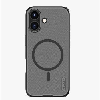 Nillkin Super Frosted Shield Pro Magnetic Case Compatible with MagSafe iPhone 17 - Translucent Black