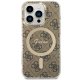 Guess iPhone 14 Pro Case 4G MagSafe, Brown