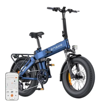 ENGWE Engine Pro 3.0 Boost 250W 20" Folding Electric Bike - Blue