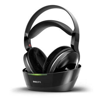 Philips SHD8850/12 bezvadu austiņas televizoram, melnas