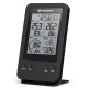 Bresser 7002531 3-in-1 profesionālais anemometrs ar bāzes staciju, melns