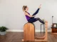 Pilates Barrel with Ladder for Stretching and Yoga