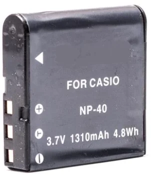 Casio NP-40 Replacement Battery 3.7V 1500mAh Li-ion for Exilim