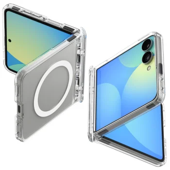 Spigen Ultra Hybrid Pro MagSafe Case for Samsung Galaxy Z Flip 8 - Clear/White