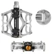 Rockbros JT201012LS Aluminum Bicycle Pedals Silver