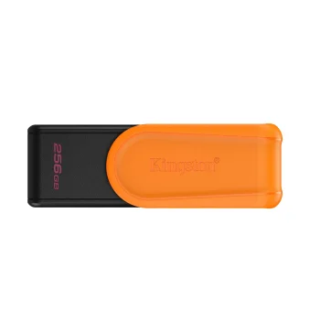 Kingston DataTraveler Exodia S 256GB USB 3.2 Flash Drive, Black Orange