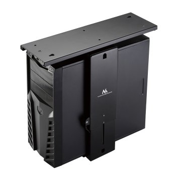 Maclean MC-885 B Under-Desk Computer Mount, Black