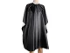 Universal Hairdressing Cape, Black/Silver