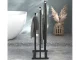Metal Free-Standing Towel Rack, 3-Tier Loft Style Towel Stand, Black
