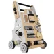 Kruzzel 00024761 Wooden Push Walker with Activity Board