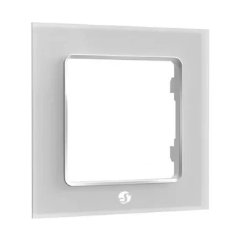 Shelly Single Switch Frame, White