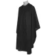 Hairdressing cape 140 x 100 cm with cord and velcro black