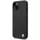 BMW Silicone Case for iPhone 14 Plus with Metal Logo Black