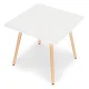 Modernhome KJSDT-01 Square Kitchen Table 80x80cm, Matte White