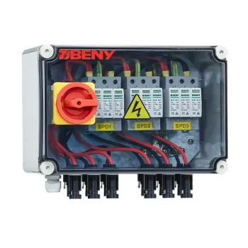PV Combiner Box DC 3 In 3 Out 1000V IP66