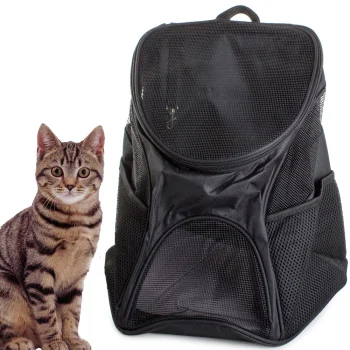 Pet Carrier Backpack for Dogs and Cats, Black