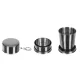 Trizand 00023667 Camping Cookware Set for 2 Persons, 18 Pieces, Black/Green