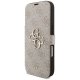 Guess iPhone 17 Pro Wallet Case Book 4G Metal Logo, Pink