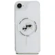 Karl Lagerfeld IML Metal Karl & Choupette Heads MagSafe Case for iPhone 16e - White