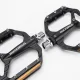 Rockbros C700 Aluminum Platform Bicycle Pedals, Black