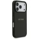 Guess Grained Gold Ring MagSafe Case for iPhone 18 Pro / 17 Pro, Black