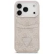 Guess iPhone 17 Pro Case 4G Double Card Triangle, Pink