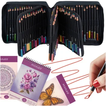 Maaleo 00026519 Drawing Art Set, 120 Colored Pencils
